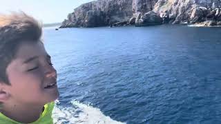 Boat tour to Comino Malta  St Paul’s island Elephant rock Caves Blue Lagoon [upl. by Ariaec]