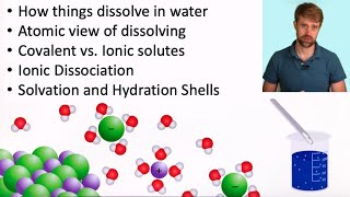 Aqueous Solutions Dissolving and Solvation [upl. by Kauppi]