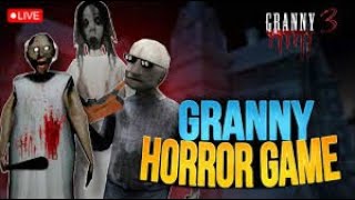 Surviving Granny’s Haunted Mansion LIVE  Granny 3 Gameplay [upl. by Dorinda]