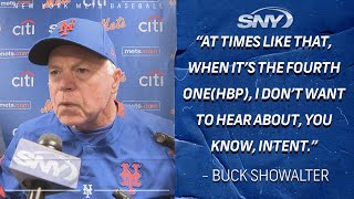 Buck Showalter on HBP that triggered benchesclearing incident Max Scherzer performance [upl. by Neztnaj]