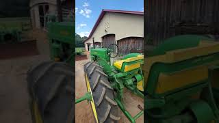 Farmerjohn Starts up on the John Deere MT with a straight pipe Running and tuning Carburetor [upl. by Philbin]