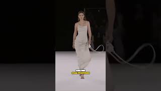 Famous hair flip by Gigi Hadid at Jacquemus Show FW20 gigihadid supermodel fashionshow moda [upl. by Ettenyl]