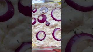 Folded scrambled eggs smoked chicken sourdough focaccia sandwich recipe homemade bread [upl. by Haisi]