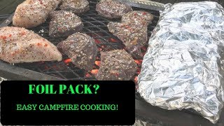 HOW TO FOIL PACK CAMPFIRE POTATOES [upl. by Spanjian]