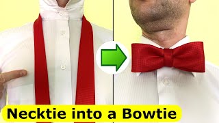 How to make a Bowtie from Necktie [upl. by Sabine]