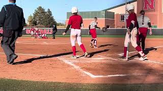 Hannah Camenzind Nebraska Husker Softball Red White Scrimmage 101624 huskers nebraska softball [upl. by Dahc]