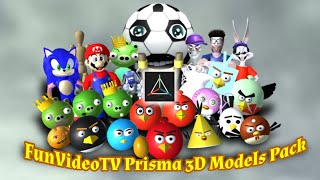 FunVideoTV Prisma 3D Models Pack 20 Update Download Link in the pinned comment [upl. by Annavoig606]