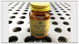 Solgar  Biotin 300mg  GFGV [upl. by Rehportsirhc75]