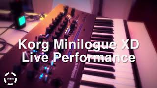 Korg Minilogue XD Live Performance 29 Part1 [upl. by Blandina]