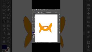 Logo design adobe illustrator tutorial shots shorts illustrator adobe [upl. by Naamann470]