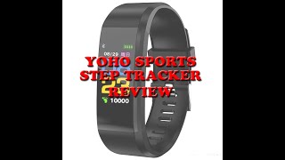 Yoho fitbit sports band review A cheap Chinese keep fit walking band Part 1 of 2 [upl. by Gav]