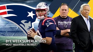 Patriots BYE Week Superlatives Whos the most miserable Patriot Best player at the halfway point [upl. by Manuel]