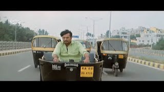 Darshan Super Auto Rickshaw Fight Scene  Sarathi Kannada Movie  Bullet Prakash Kote Prabhakar [upl. by Nnek]