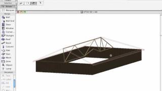 TUTORIAL ARCHICAD  Truss Maker [upl. by Atnahs]