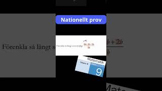 Nationellt prov matematik matte exam utbildning enkelt tips tricks maths math easy [upl. by Janenna]