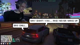 xQc Tells Ramee to quotKll Himselfquot in game [upl. by Niala364]