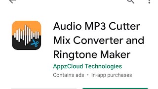 Audio Mp3 Cutter  AppzCloud Technologies  Android app review in Tamil  Its Gameplay [upl. by Eirdua]