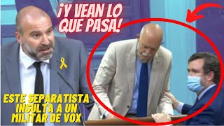 ⚡️SE LÍA PARDA⚡️ Un SEPARATISTA INSULTA a un VETERANO MILITAR de VOX ¡Y VEAN LO QUE PASA DESPUÉS [upl. by Castor]