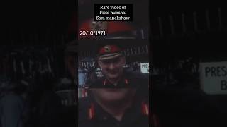 Field marshal Sam manekshaw 1971 rare videosammanekshaw samबहादुर sambahadur [upl. by Hut]