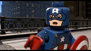 LEGO Marvels Avengers  All Cutscenes [upl. by Lasonde]