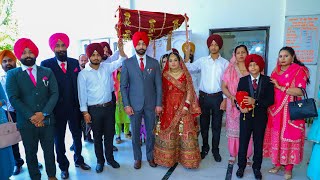 Best Wedding Highlight 2024 Damanjit Weds Jagjit Singh Saini [upl. by Rodgiva87]