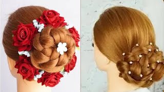 3 Beautiful Bun Hairstyles For Beginners [upl. by Ueihttam]