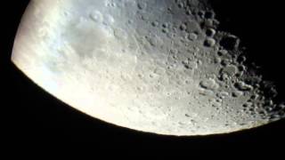 The Moon through a C11 and Baader Hyperion eyepiece [upl. by Dari177]