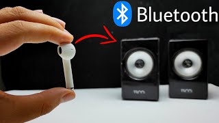 how to make a bluetooth speaker  how to make bluetooth aux [upl. by Ahsennod]