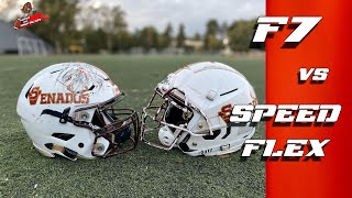 Schutt F7 VS Riddell Speed Flex  COMPARATIVA [upl. by Dett62]