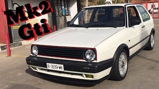 Mk2 VW Golf GTI walk around interior and sound [upl. by Innavoj]