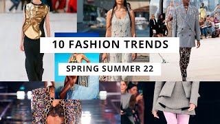 10 Fashion Trends I Spring Summer 2022  2023 [upl. by Amberly294]