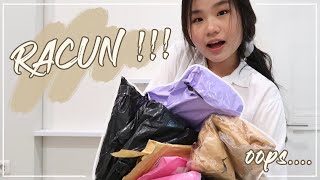 Try on Shopee Haul racun banget pertama kali kalap segini banyak [upl. by Audwin]