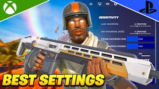 Fortnite Chapter 5 Season 3 Controller Settings Tutorial Zero Build amp Build Best Settings [upl. by Jahdol912]