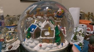 Ep 6  Ginger Bread Village Snow Globe Repair  Tilted figurine cloudy water and a surprise [upl. by Garlinda337]