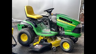 Install Snowblower on John Deere Lawn Tractor How to Electric PTO [upl. by Giglio642]