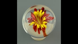 Frit Implosion Soft Glass Marble [upl. by Agemo]