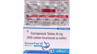 Esinom Fast 40 Tablets Esomeprazole Tablets 40 mg With sodium bicarbonate as buffer [upl. by Ylrebmyk]