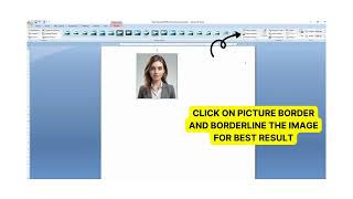 How to Make Passport Size Photo in Microsoft Word  Easy Passport Photo Guide Better than photoshop [upl. by Packston827]