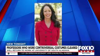 2 University of South Alabama professors pictured in controversial costumes are reinstated [upl. by Leynwad]