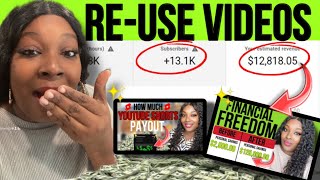 How I made 450day REUSING Other people’s videos LEGALLY on Youtube [upl. by Chrotoem]