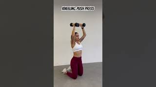 Kneeling Push press [upl. by Arfihs786]