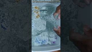 Damp Glittery Chalk gymchalk anxietyrelief oddlysatisfying gymchalkasmr gymchalkcrumble asmr [upl. by Nuahsal]