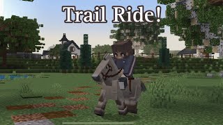 Trail Ride With Spike  Minecraft Equestrian  DibbleCraft [upl. by Seigel560]