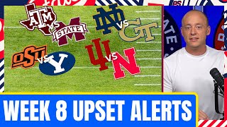 Josh Pate On CFBs Week Eight UPSET ALERTS [upl. by Sices]