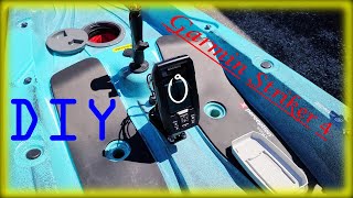 DIY Garmin Striker 4 install on Perception Outlaw 115 kayak [upl. by Kcirrem]