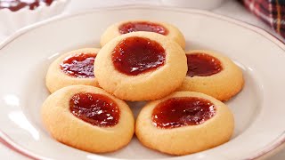 Galletas de Mantequilla con Mermelada hechas con solo 4 Ingredientes [upl. by Acinaj584]