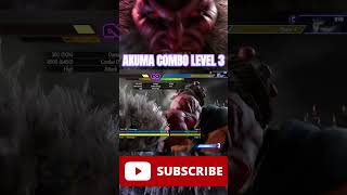 AKUMA SF6 COMBO LEVEL 3 HIGH LEVEL GAMEPLAY streetfighter sf6akuma スト6 [upl. by Peria]