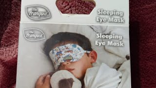 sleeping eyes mask [upl. by Ahtelat295]