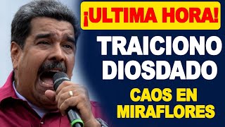 ¡ÚLTIMA HORA Diosdado Cabello negocia con Trump y traiciona a NICOLAS MADURO Caos en Miraflores [upl. by Carmon]