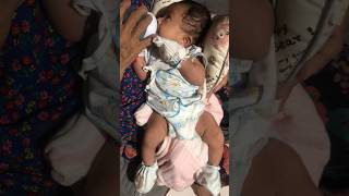 Newborn baby girl feeding Baby feeding look grandma face  cute shortsvideo shorts [upl. by Lemon]